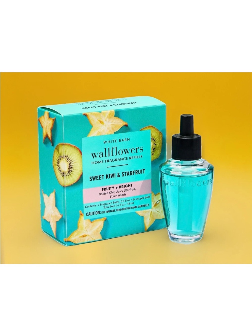 Bath & Body Works 2-Pk Wallflowers Refill-Sweet Kiwi & Starfruit (0.8 fl oz Ea)